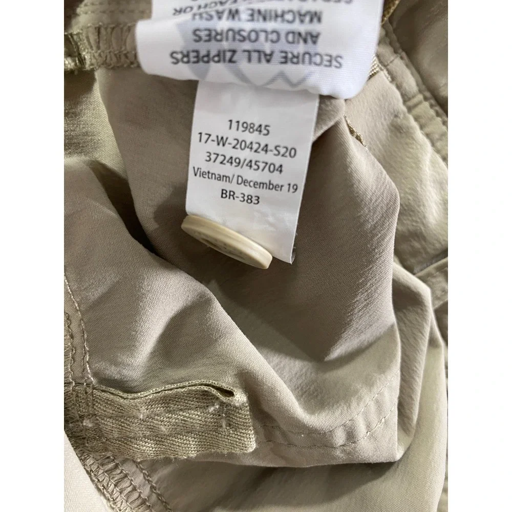 REI Co-op Womens Size 12P Classic Sahara Convertible Hiking Pants Beige‎ Utility